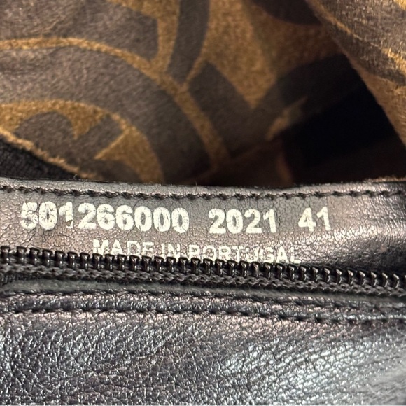 FLY LONDON Sz 41 Yip Boots Wedge Zip Up Ruched Ankle Booties Black - Picture 12 of 14